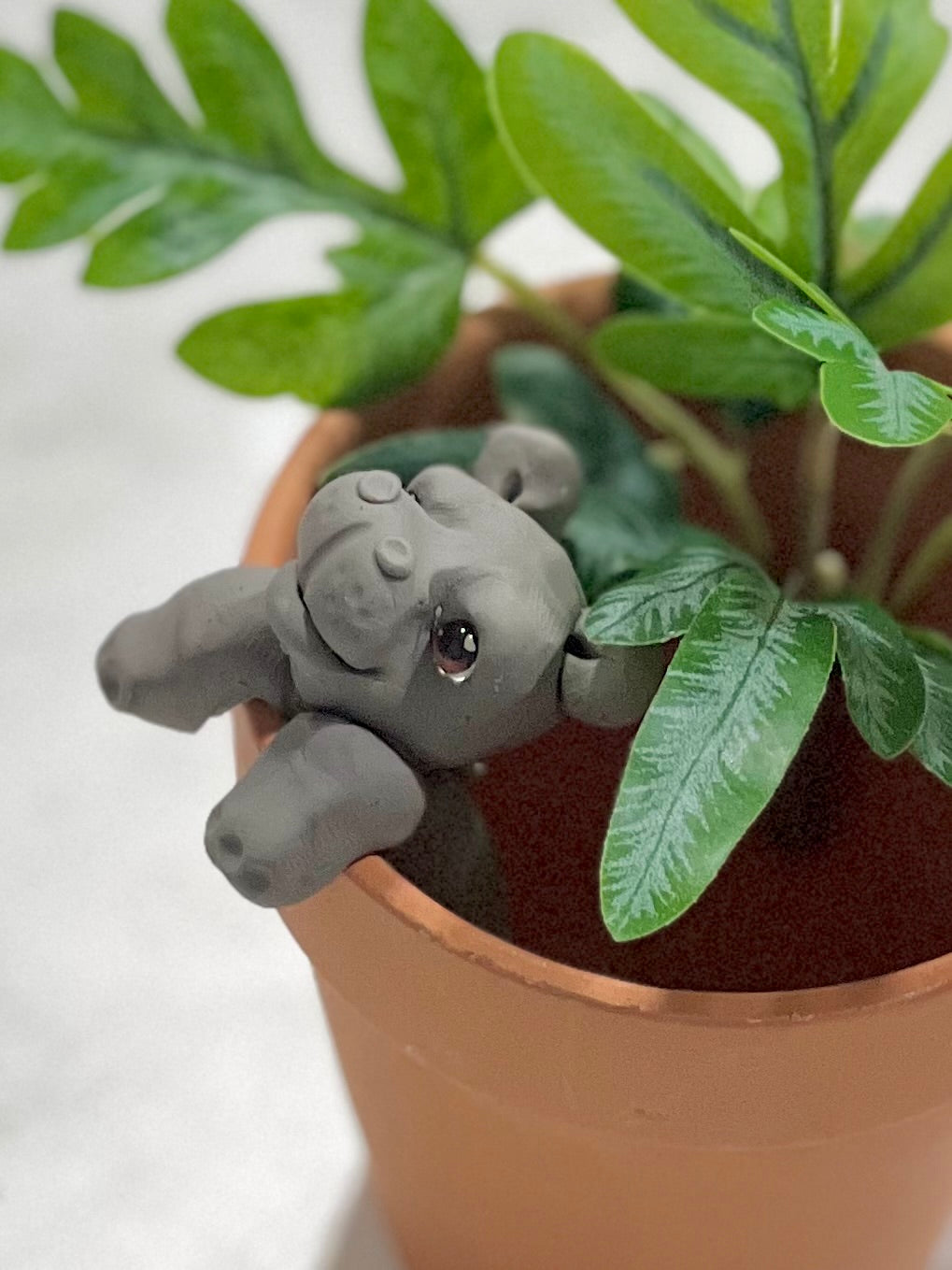 August 7th, 6pm– Hippo Plant Pal Polymer Clay Sculpting Class @ Cumberland Road Art Studio #133