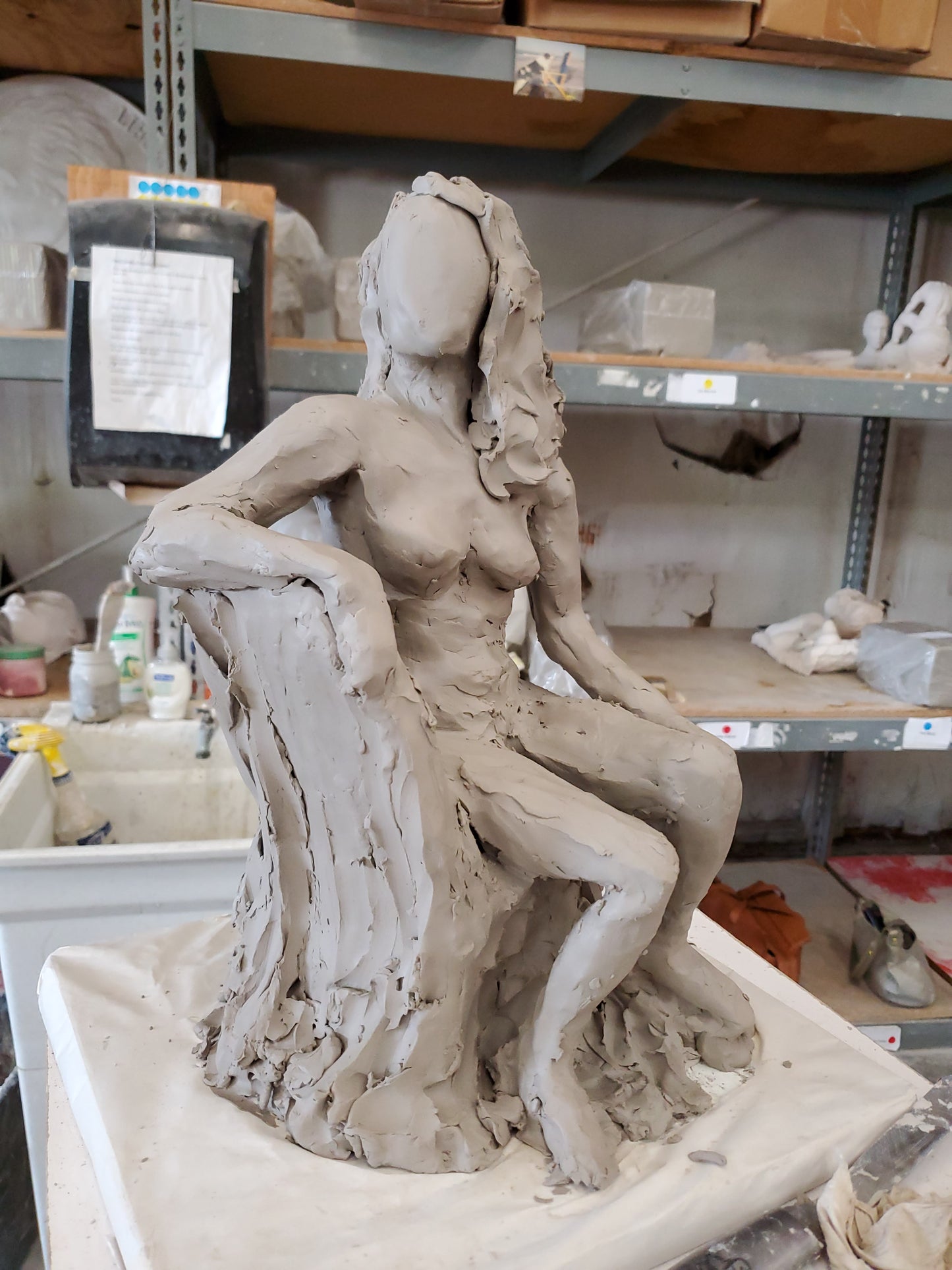 (April 2024) Advanced Live Model Figure Sculpting Class (4 Weeks, $350)