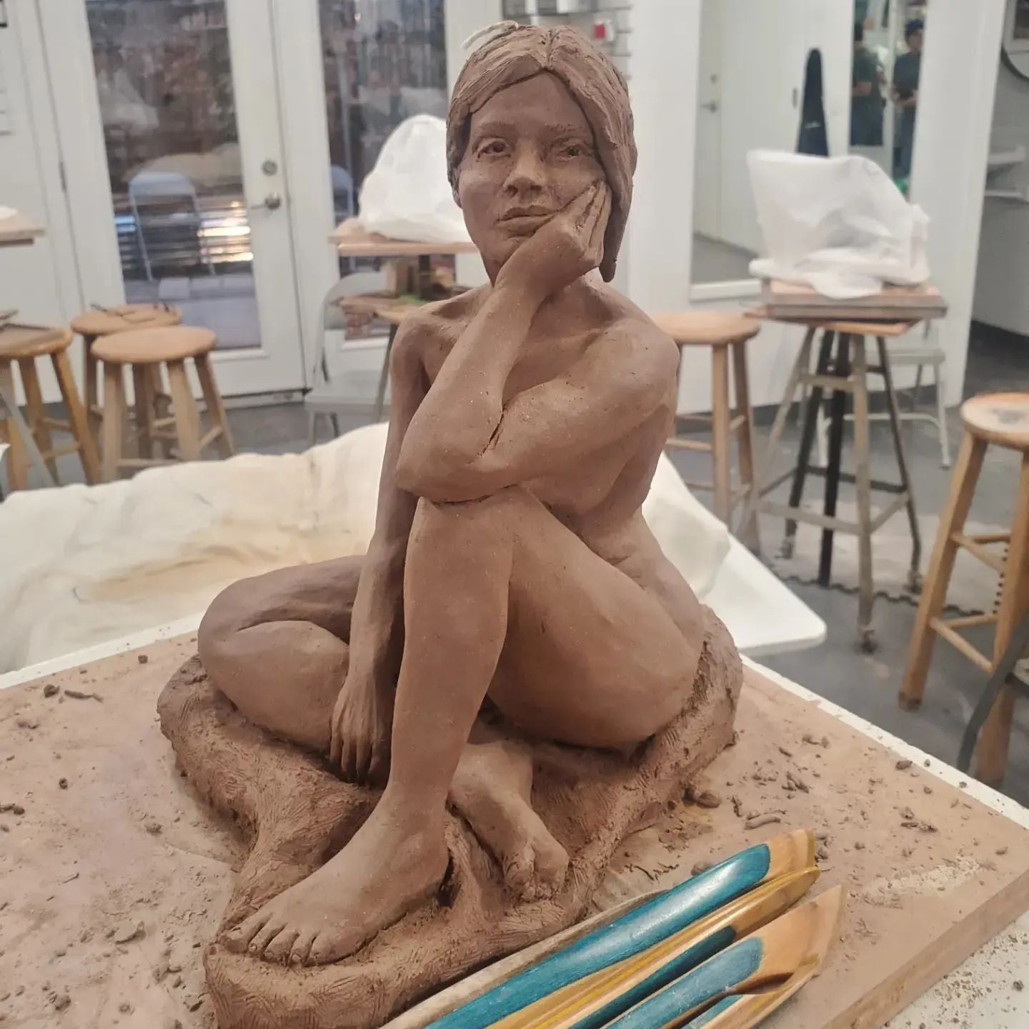 (April 2024) Advanced Live Model Figure Sculpting Class (4 Weeks, $350)
