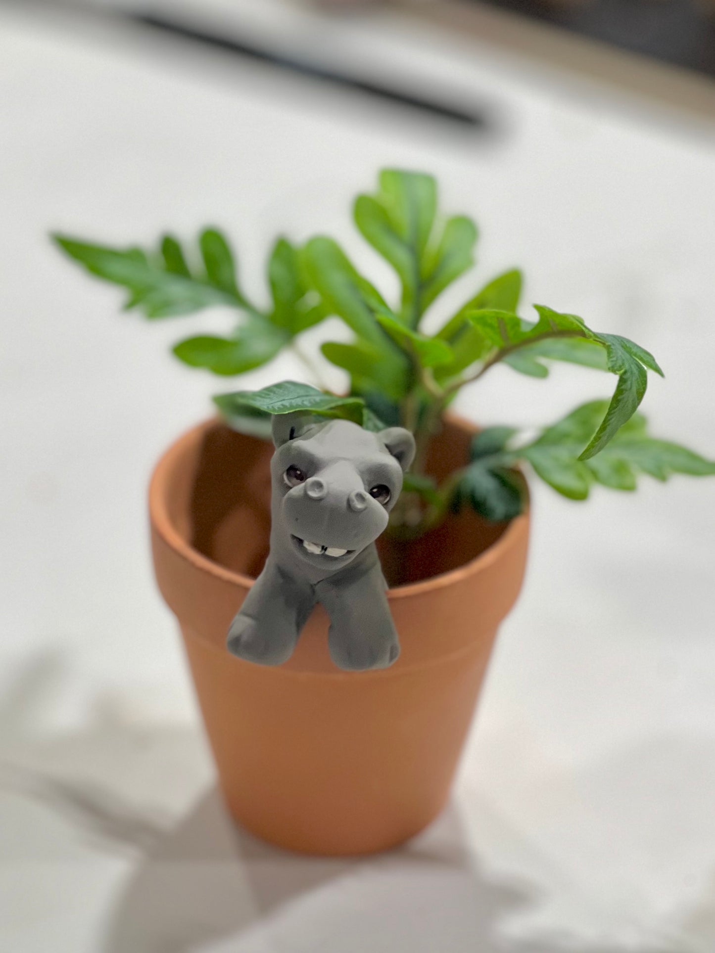 August 7th, 6pm– Hippo Plant Pal Polymer Clay Sculpting Class @ Cumberland Road Art Studio #133