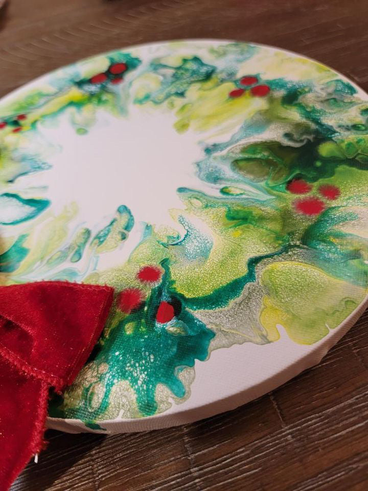 Holiday Paint Pour Class