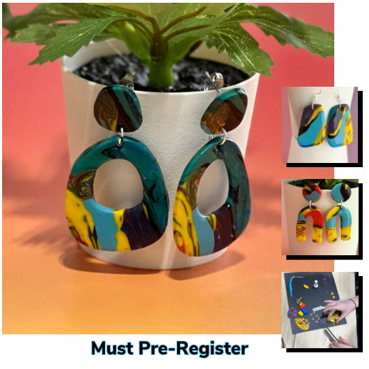 Polymer Clay Earring Workshop
