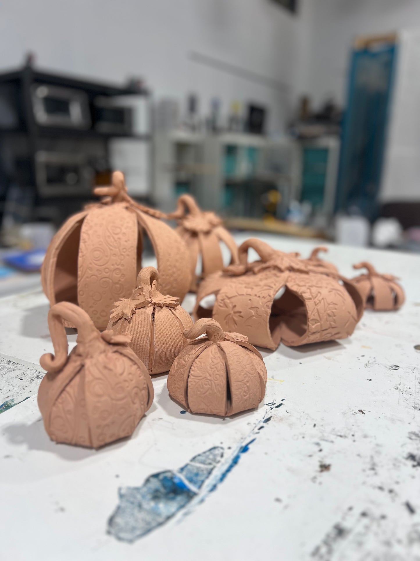 Handbuilt Ceramic Pumpkin Class