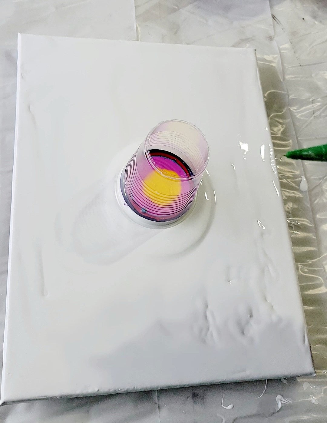 09/27 @6-8pm Paint Pouring - Open Cup Pour Techniques