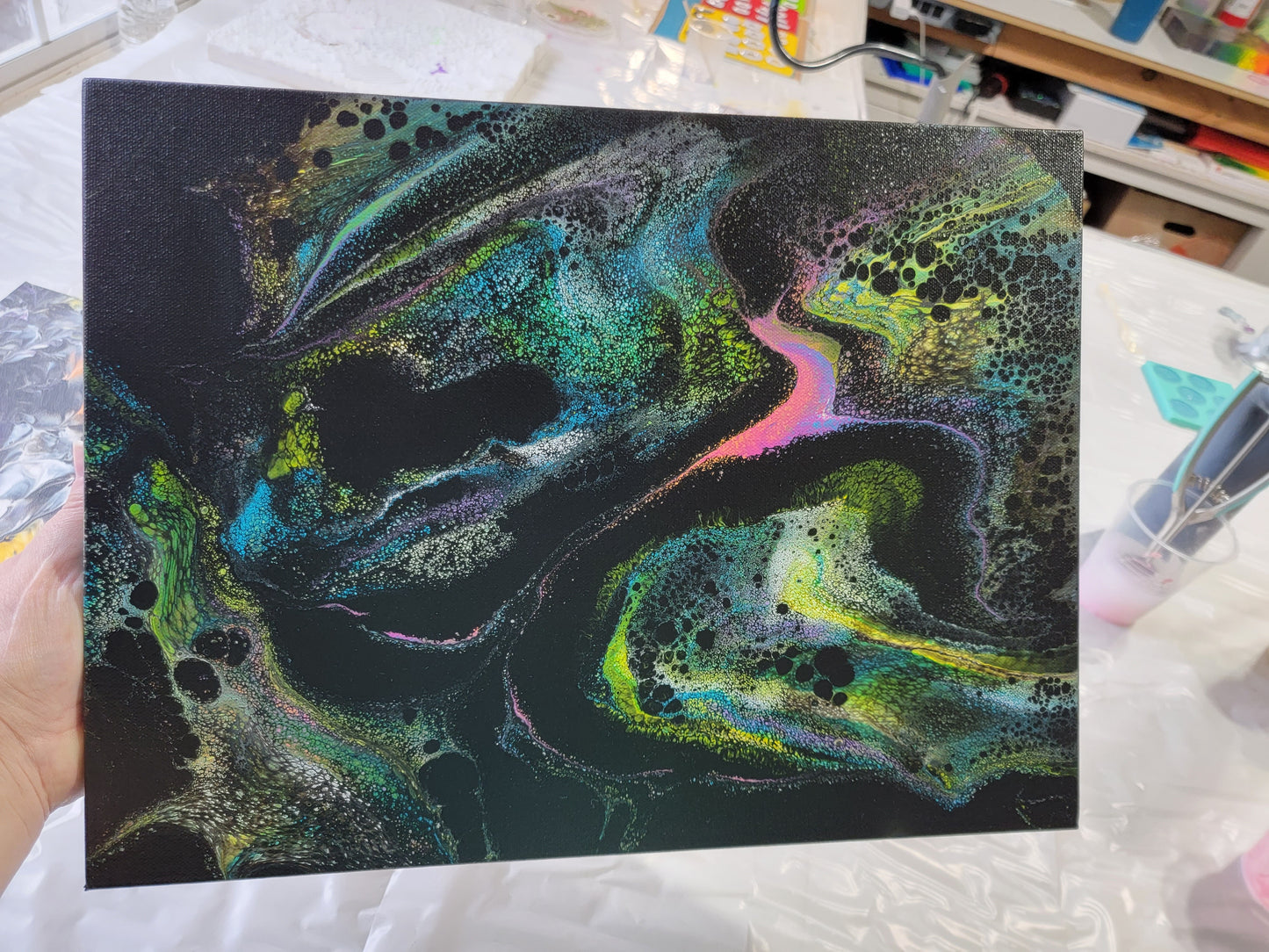 09/27 @6-8pm Paint Pouring - Open Cup Pour Techniques