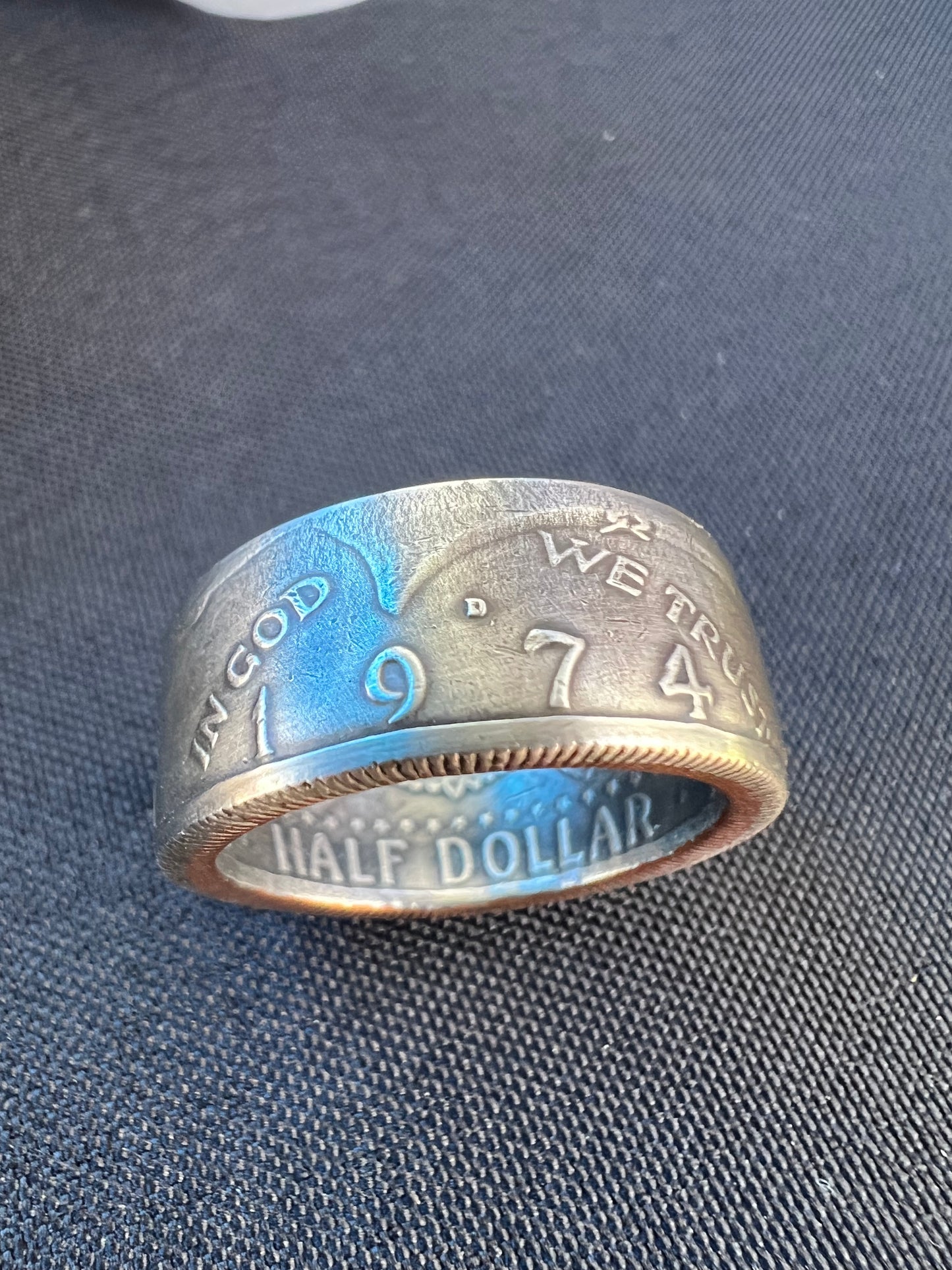 Kennedy Half Dollar Coin Rings