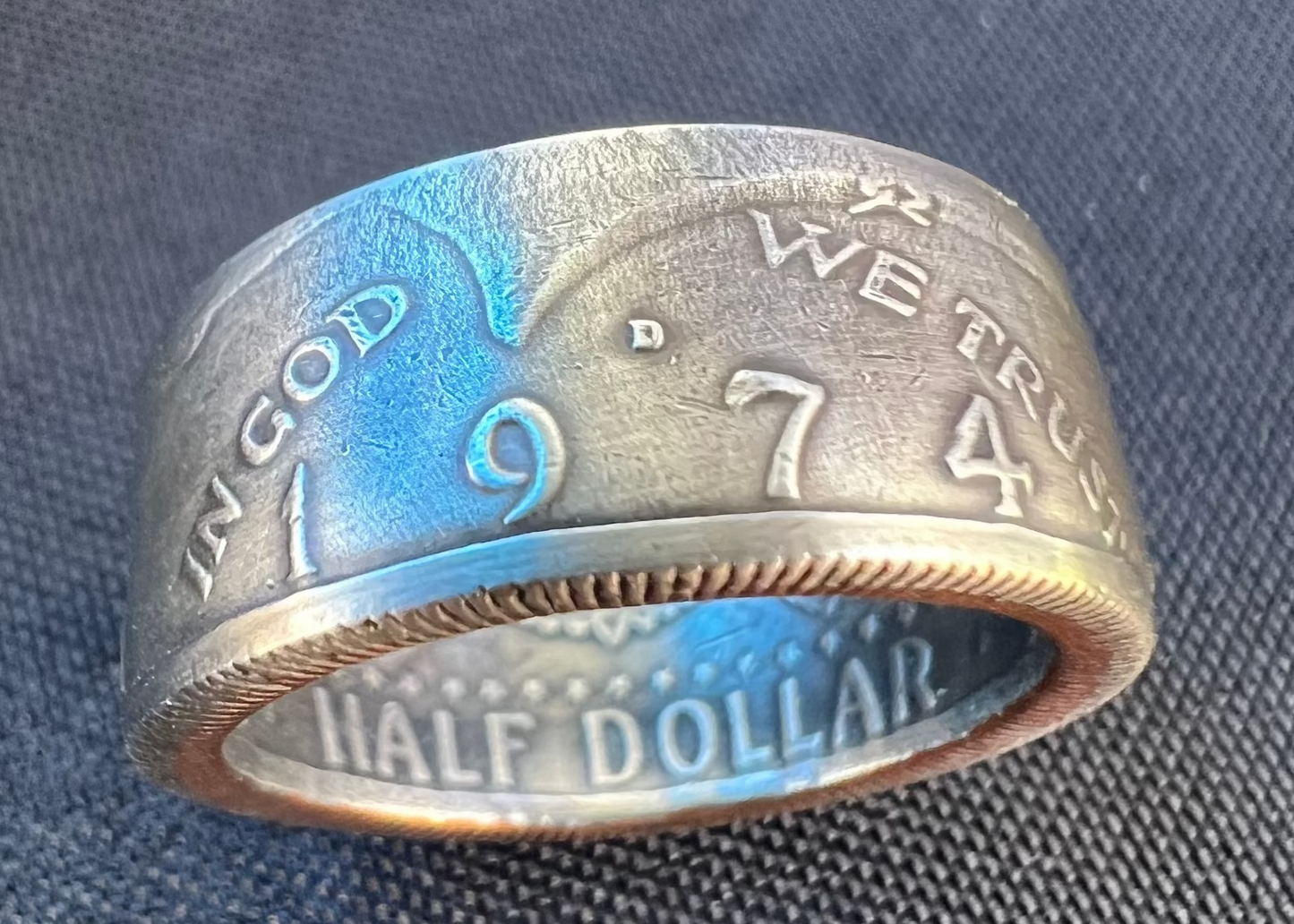 Kennedy Half Dollar Coin Rings