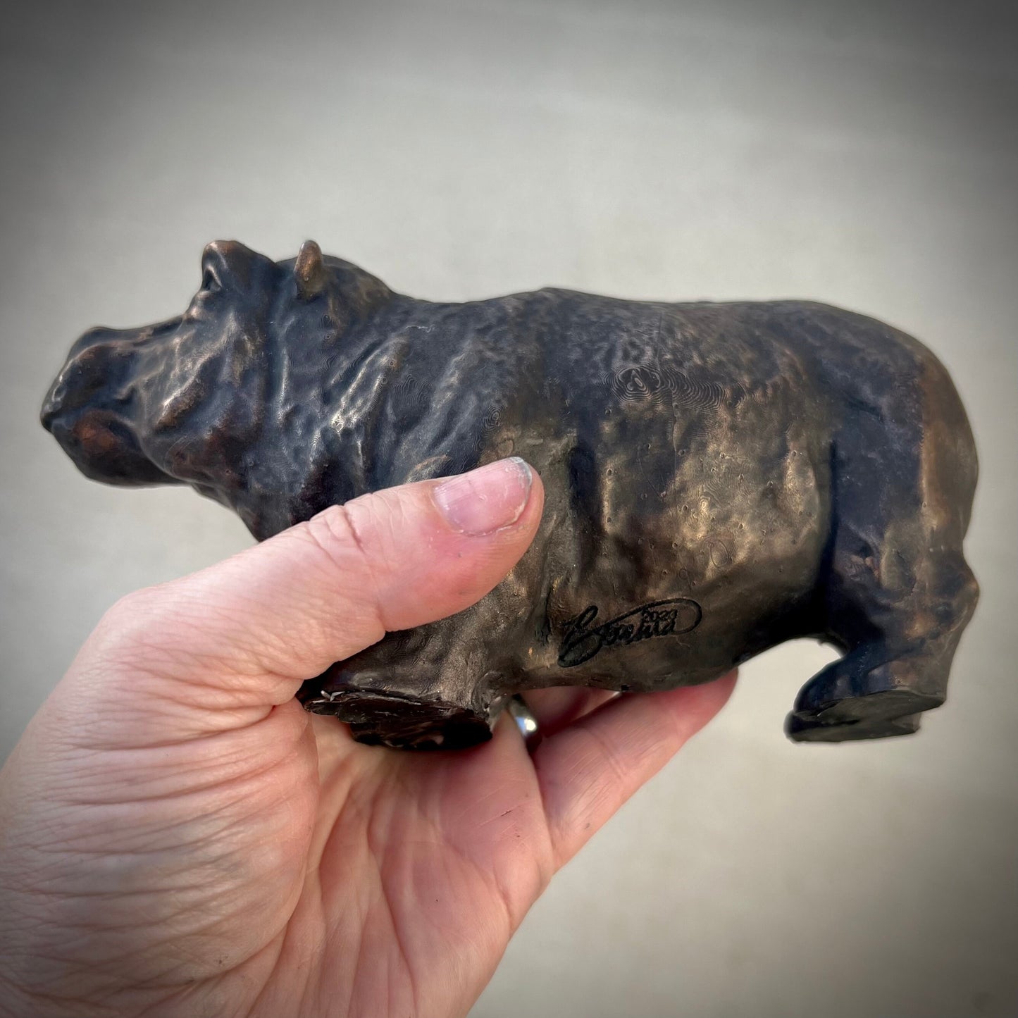 Hippo Sculpture