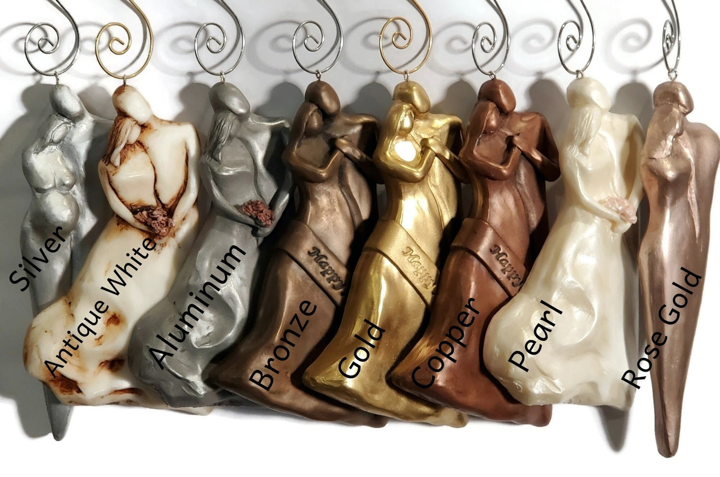 Family of Three Christmas Ornament with Toddler OrDrFO3T