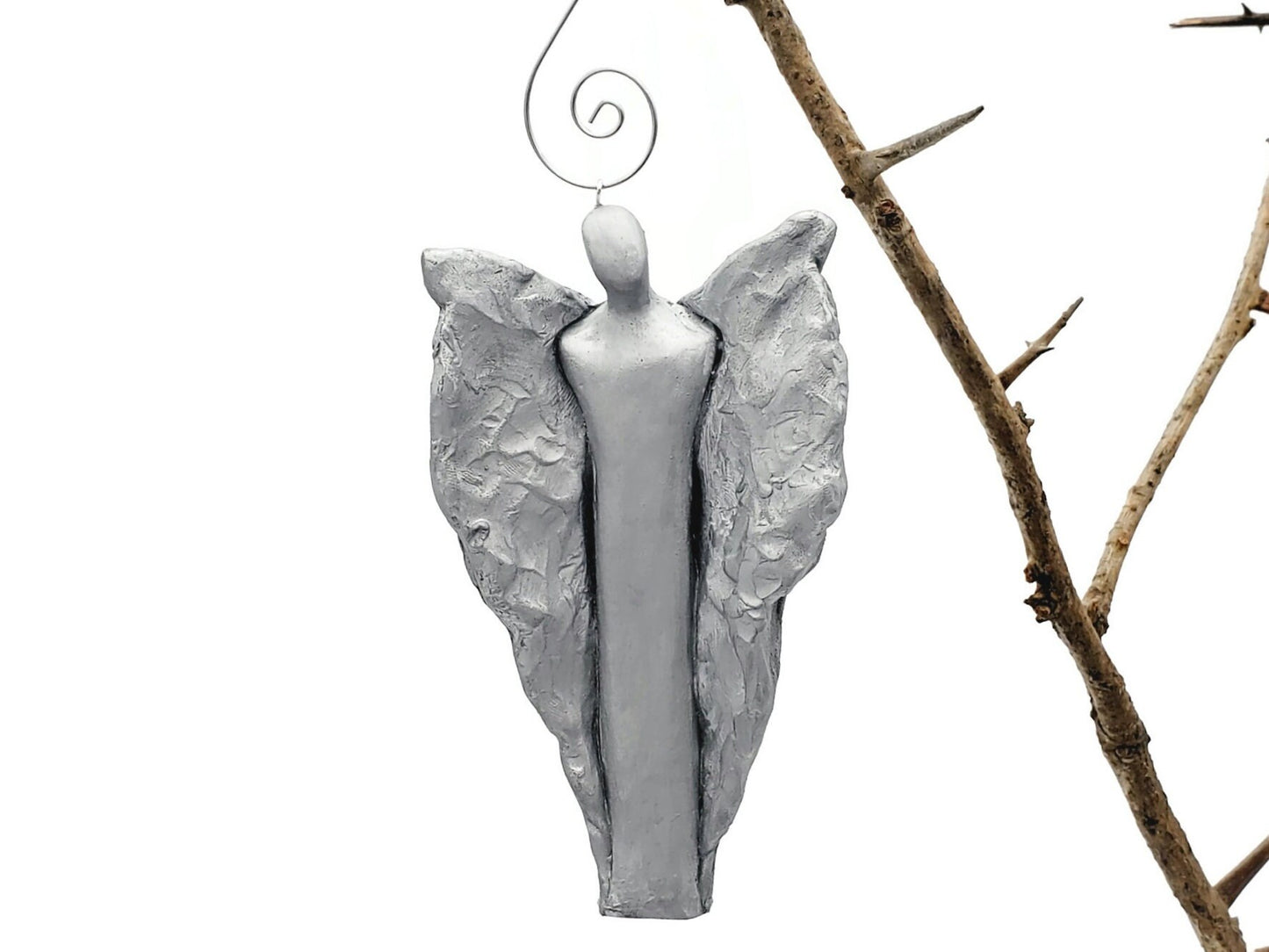 You Are Never Alone, Male Angel Christmas Ornament