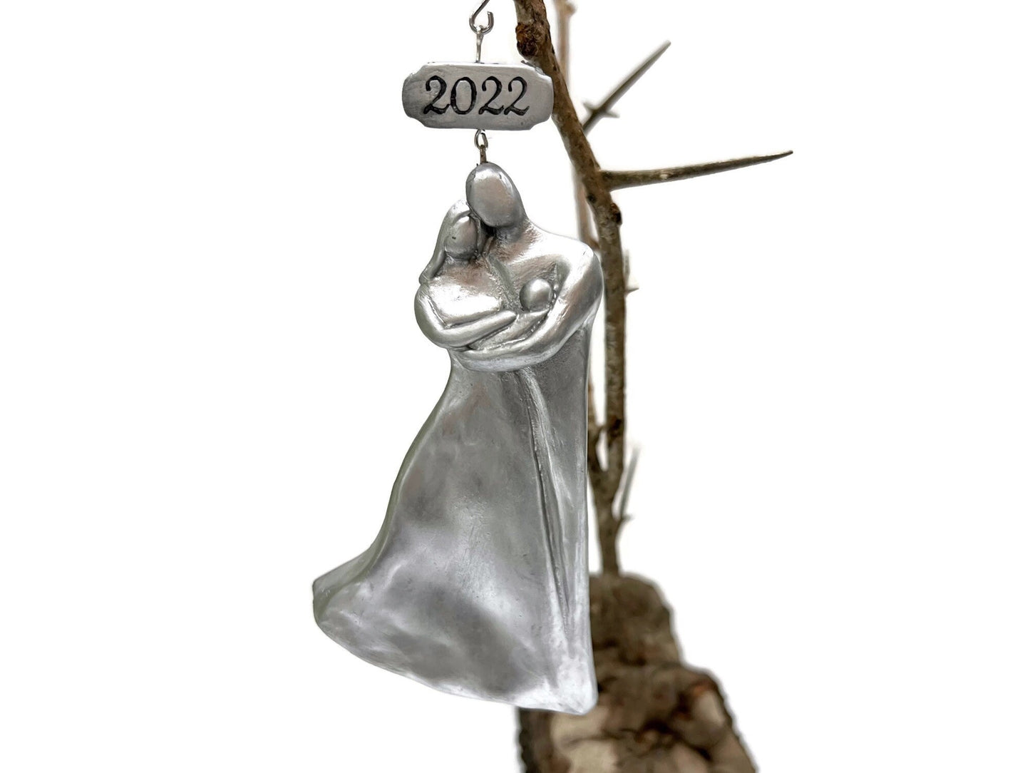 Baby's First Family Christmas Ornament - OrDrFO3Baby-Year