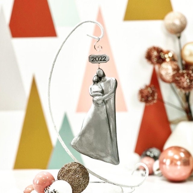 Pregnant Expecting Family Christmas Ornament