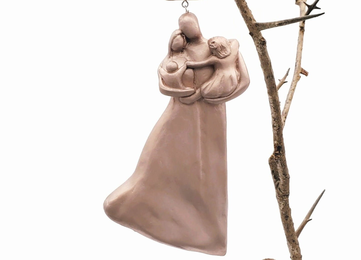 Baby's First Christmas Ornament 2021 Family of Four Big Sister Brother OrDrFO4-YTT