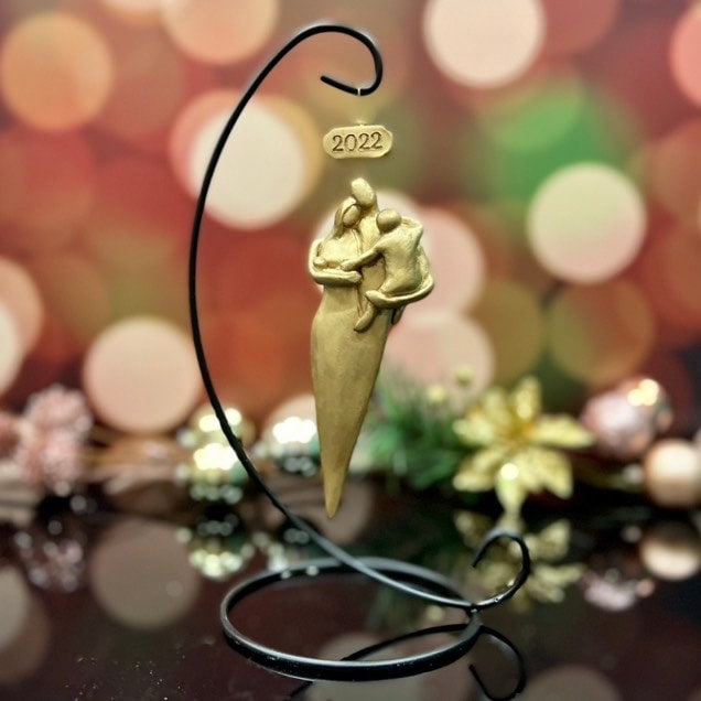 Baby's First Christmas Ornament Family of Four Big Brother or Sister - OrFO4-BabyT