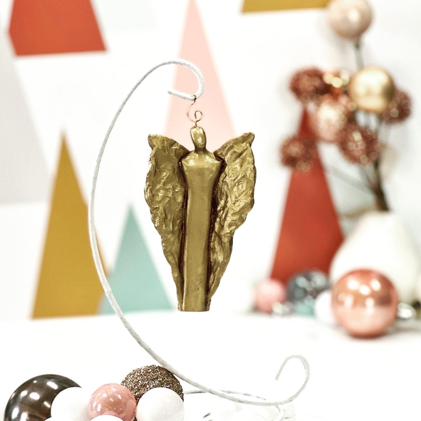 You Are Never Alone, Male Angel Christmas Ornament