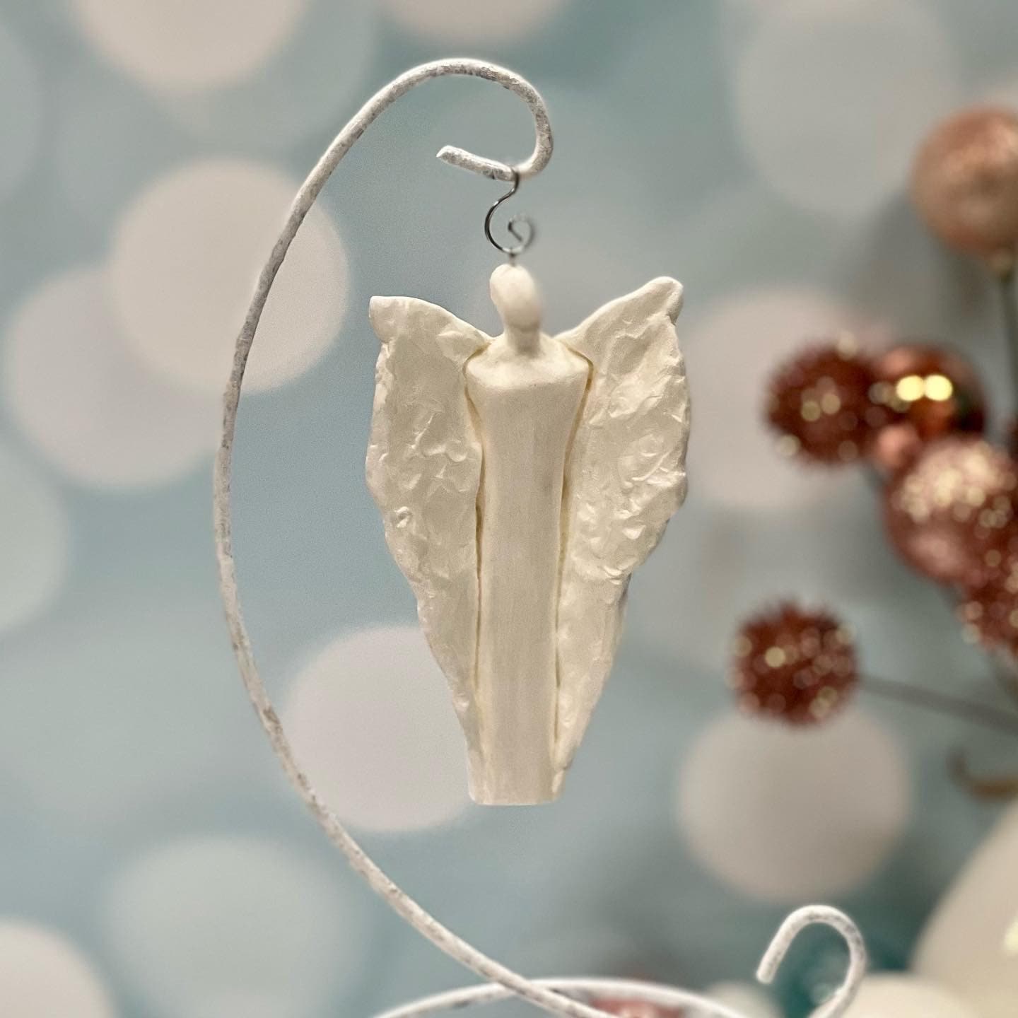 You Are Never Alone, Male Angel Christmas Ornament