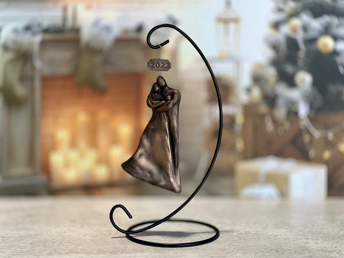 Baby's First Family Christmas Ornament - OrDrFO3Baby-Year