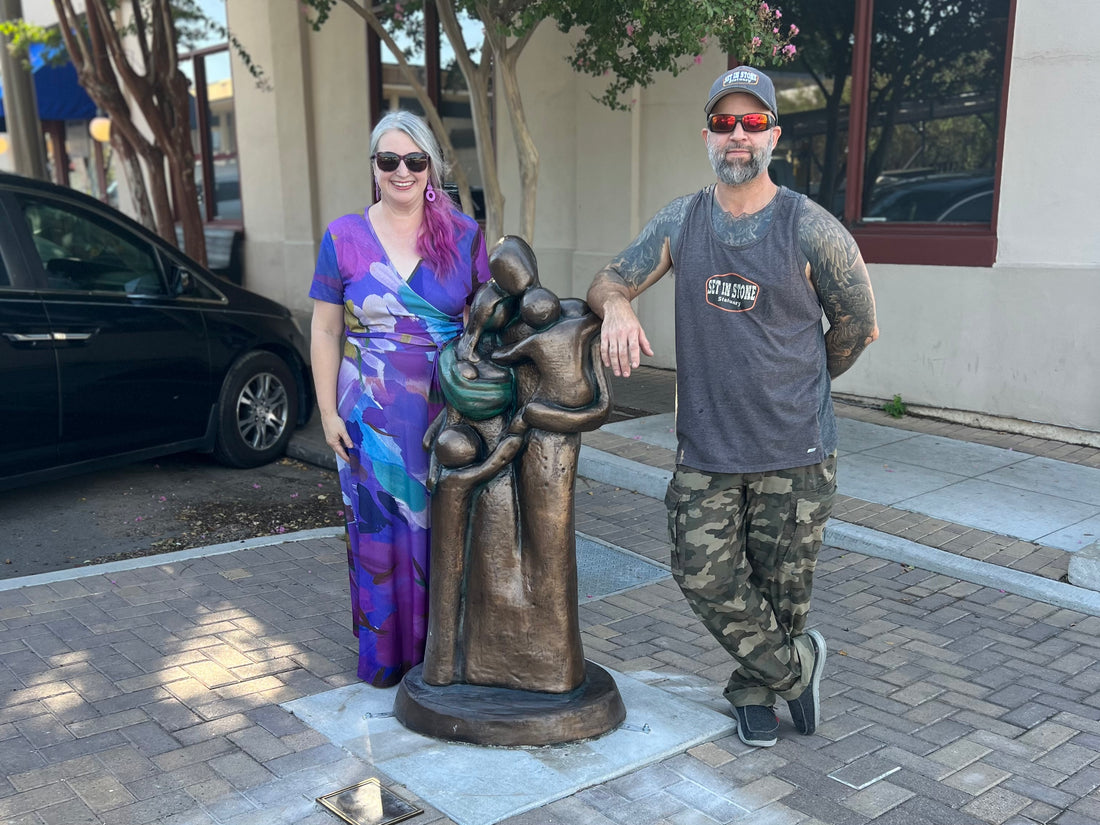 Artists in Hutto Collaborate To Create Public Art Sculptures