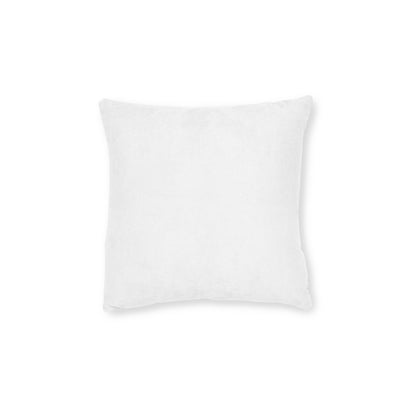 Hippo Illustration Square Pillow — Cute Baby Hippo Decorative Throw Pillow