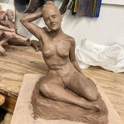 Live Model Figure Sculpting Class (Tuesday 7-9pm or Thursdays 1-3pm)