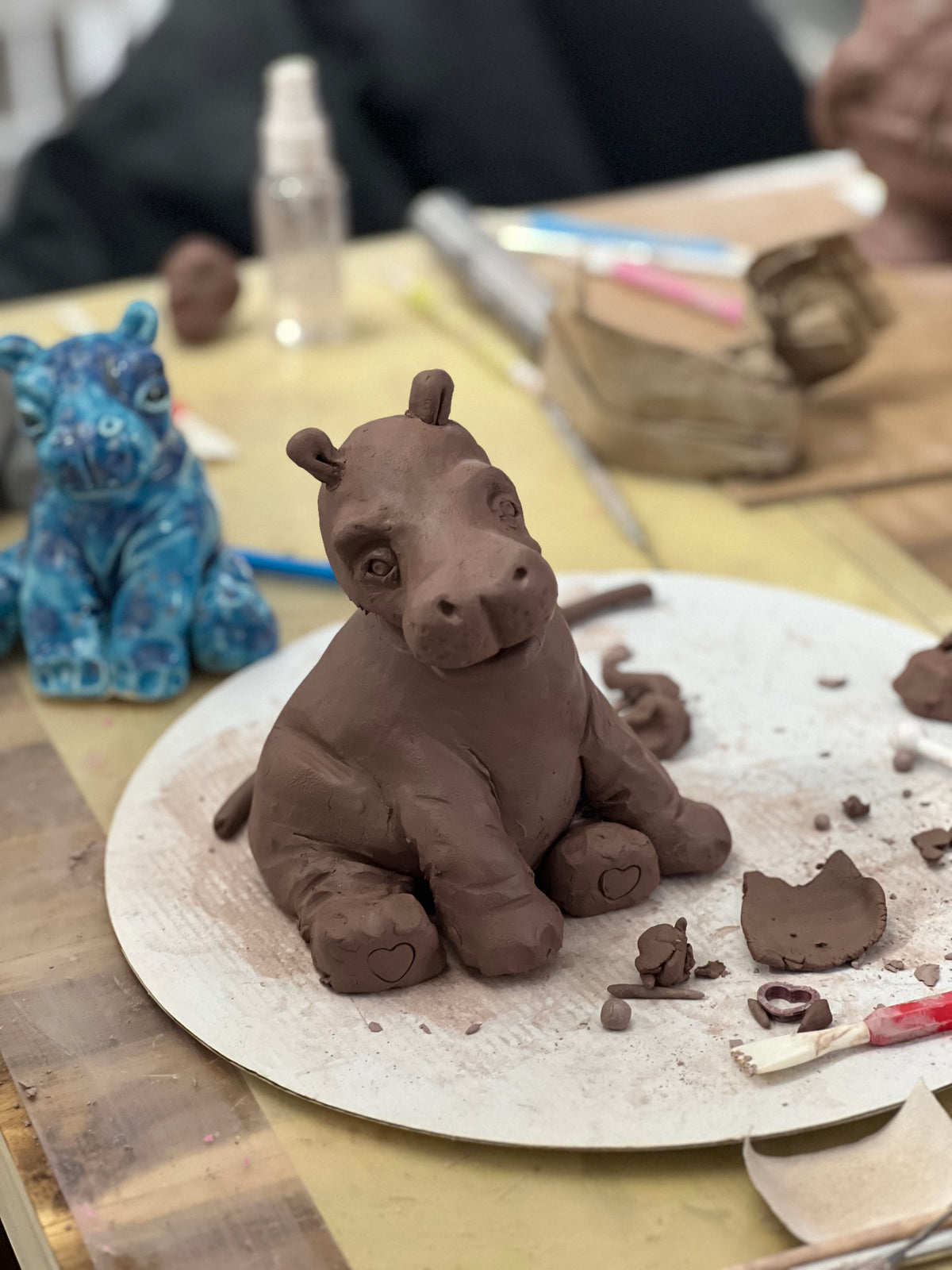 10/03/26 Sculpt a Ceramic House Hippo
