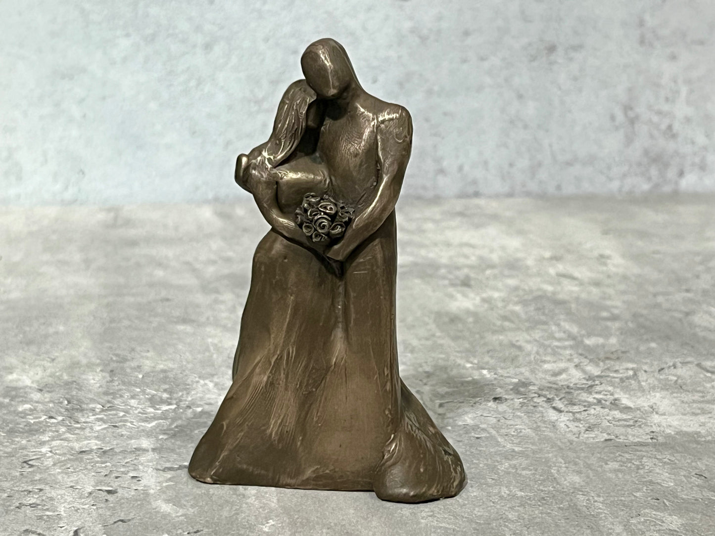 Bride & Groom Holiday Ornament – Custom Engraved Wedding Gift