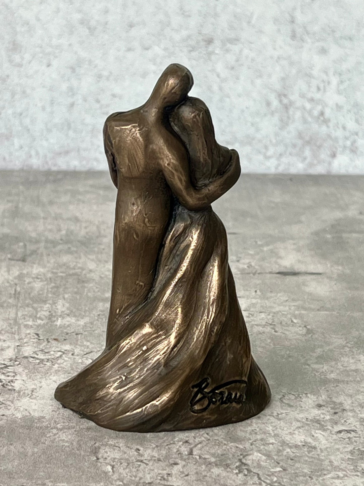 Bride & Groom Holiday Ornament – Custom Engraved Wedding Gift