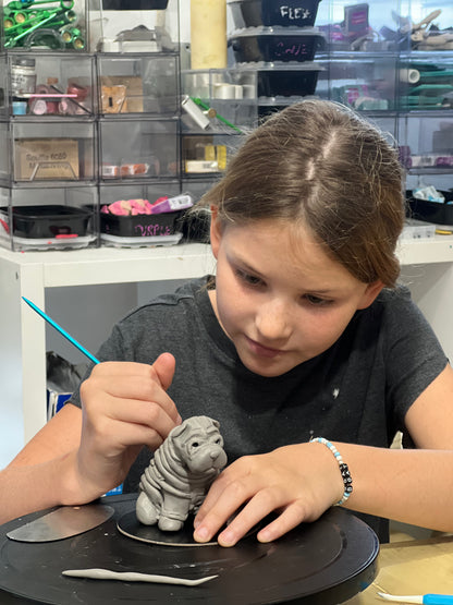 Sculpt A Polymer Clay Dog (Choose Your Own Class Time)