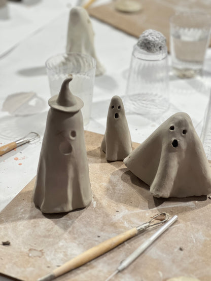 Ceramic Ghosts Workshop (Pick Your Time