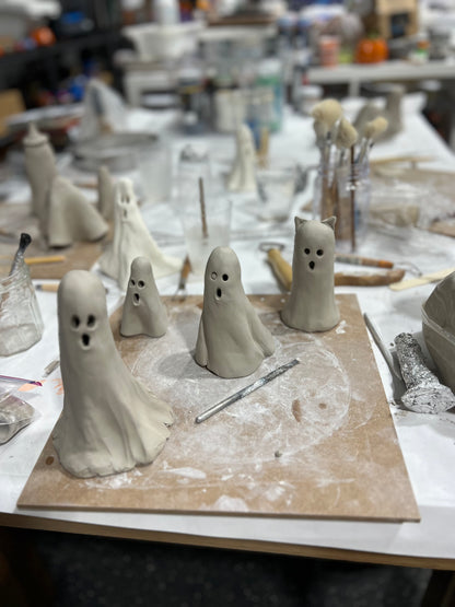 Ceramic Ghosts Workshop (Pick Your Time