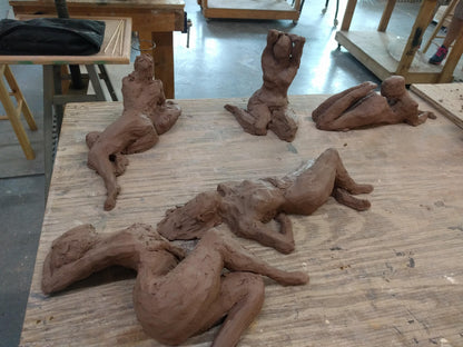 Live Model Figure Sculpting Class (Tuesday 7-9pm or Thursdays 1-3pm)
