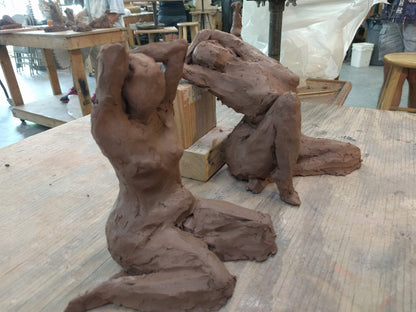 Live Model Figure Sculpting Class (Tuesday 7-9pm or Thursdays 1-3pm)
