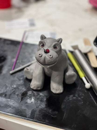 Sculpt a House Hippo (Pick Your Day/Time)