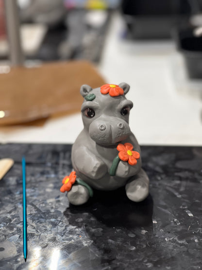 Sculpt a House Hippo (Pick Your Day/Time)