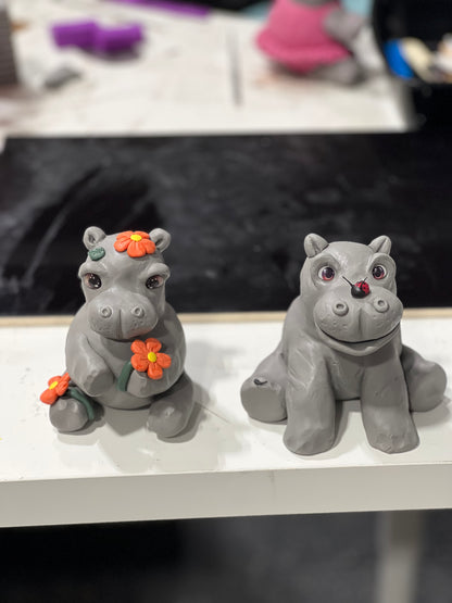 Sculpt a House Hippo (Pick Your Day/Time)