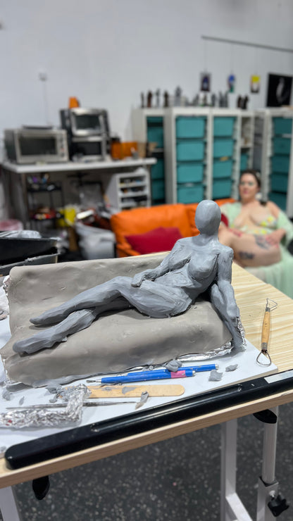 Live Model Figure Sculpting Class (Tuesday 7-9pm or Thursdays 1-3pm)