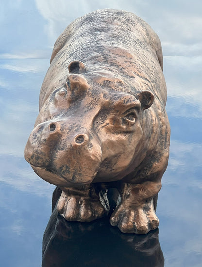 Bonura Studios & Set In Stone Statuary Present: The Bronze-Finished Hippo