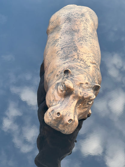 Bonura Studios & Set In Stone Statuary Present: The Bronze-Finished Hippo