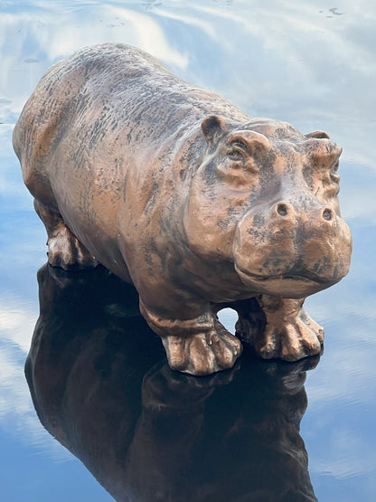 Bonura Studios & Set In Stone Statuary Present: The Bronze-Finished Hippo