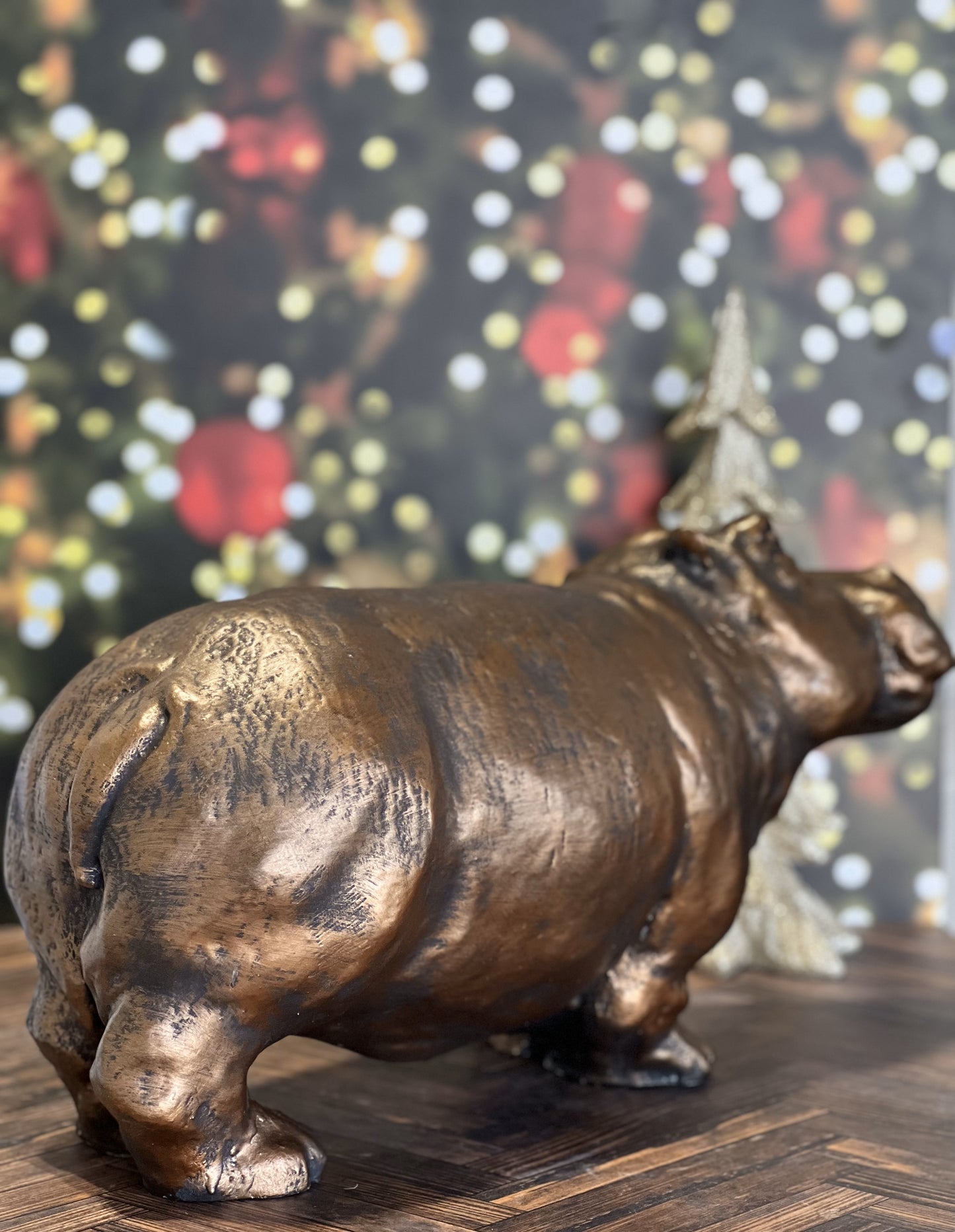 Bonura Studios & Set In Stone Statuary Present: The Bronze-Finished Hippo