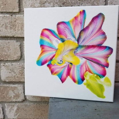 [6/19/26 @ 6pm] Paint Pour Floral Techniques Class