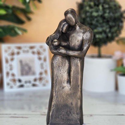 Family of Three Baby Anniversary 7th, 8th, 10th First Christmas Gift,  Mother's Day, Father's Day- FO3Baby