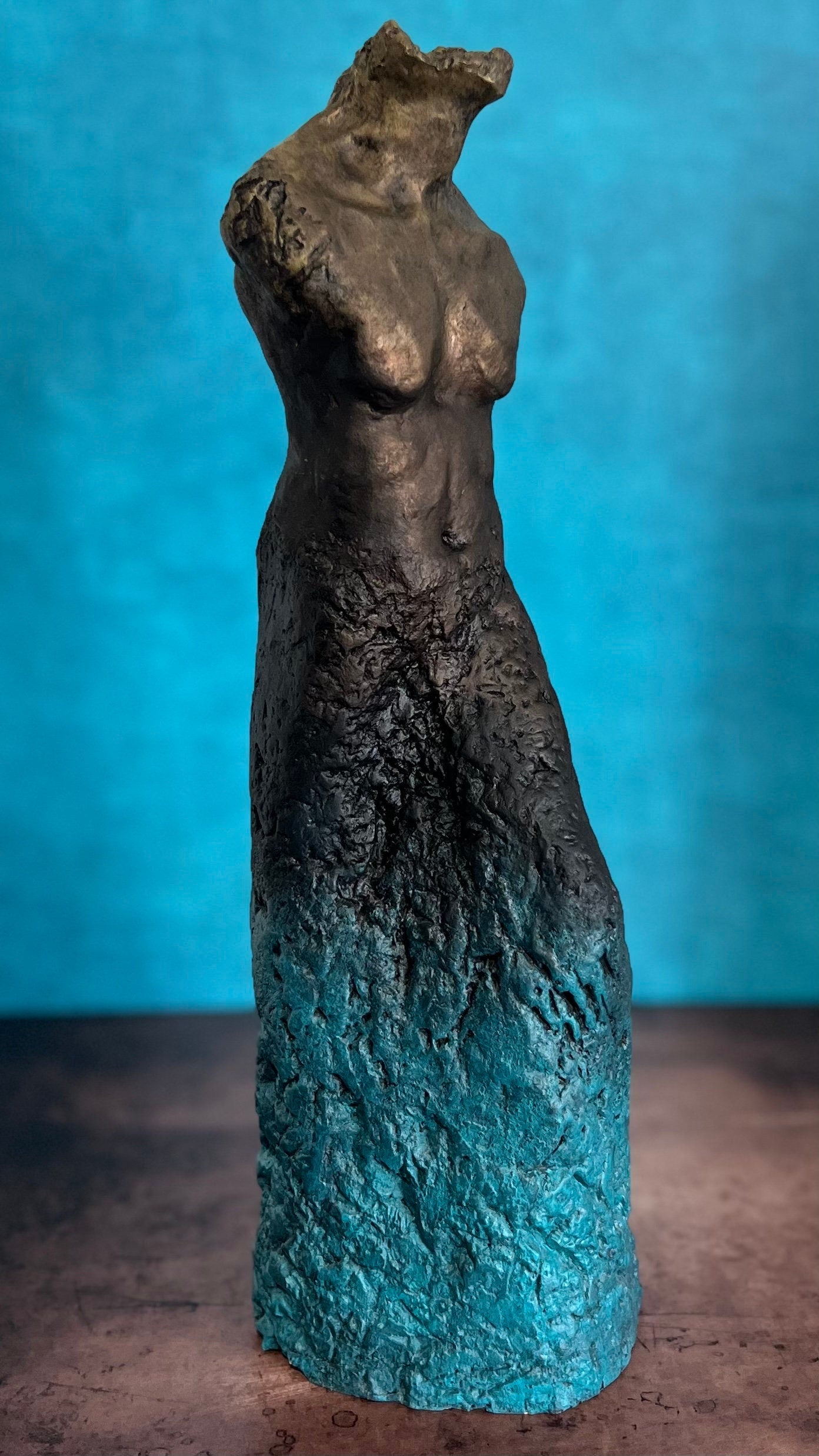 Emerging Bronze Cold Cast Sculpture