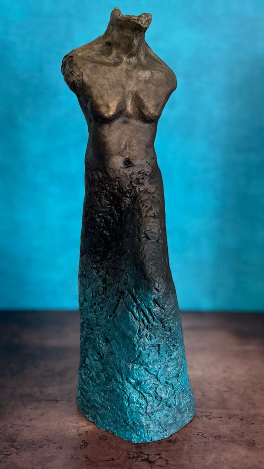 Emerging Bronze Cold Cast Sculpture