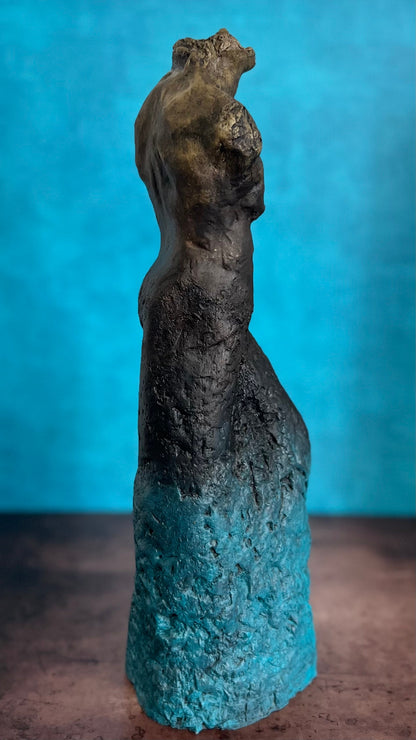 Emerging Bronze Cold Cast Sculpture