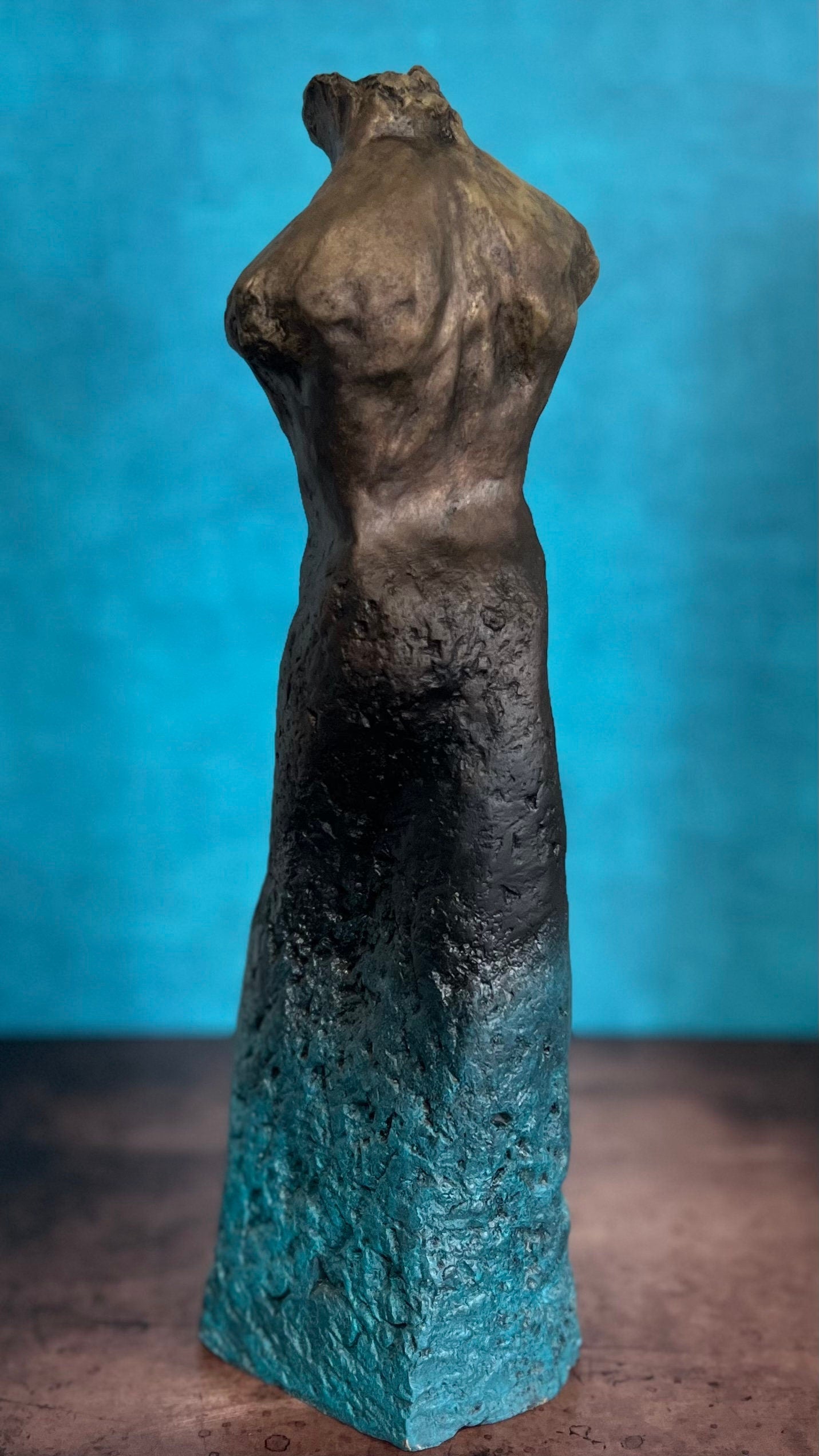 Emerging Bronze Cold Cast Sculpture