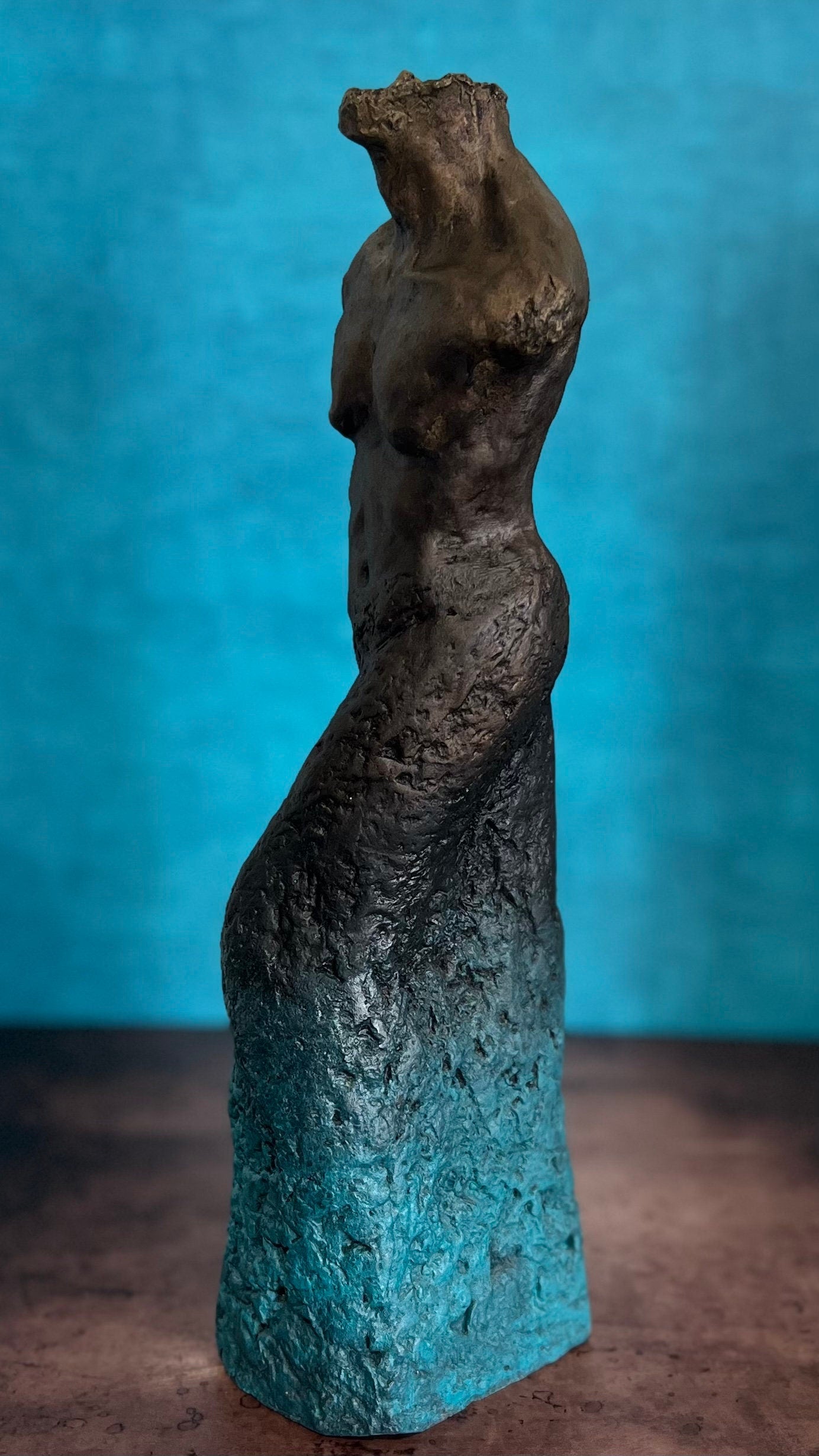 Emerging Bronze Cold Cast Sculpture