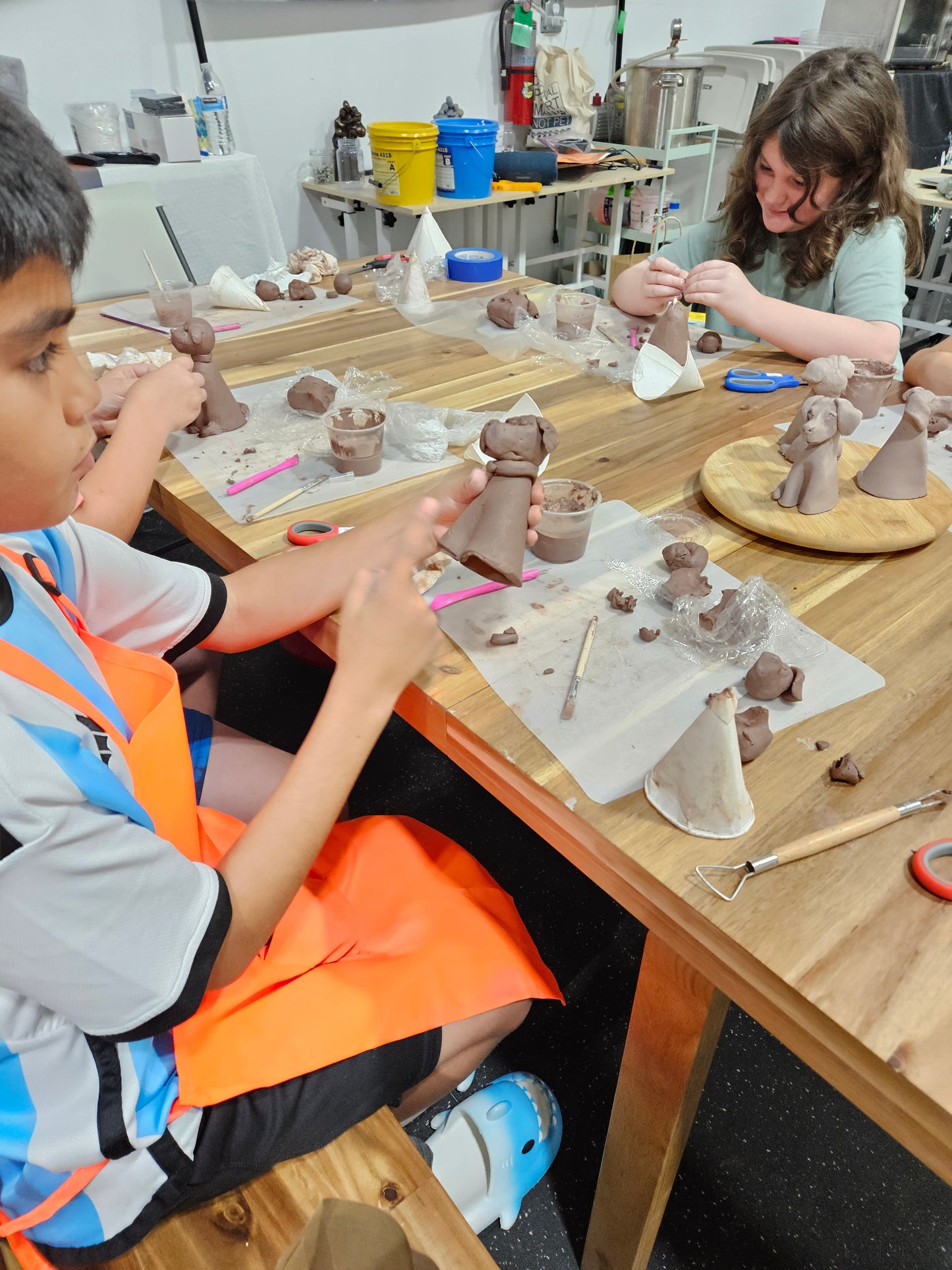 Kids & Teen Summer Art Camp | Clay Sculpting Studio