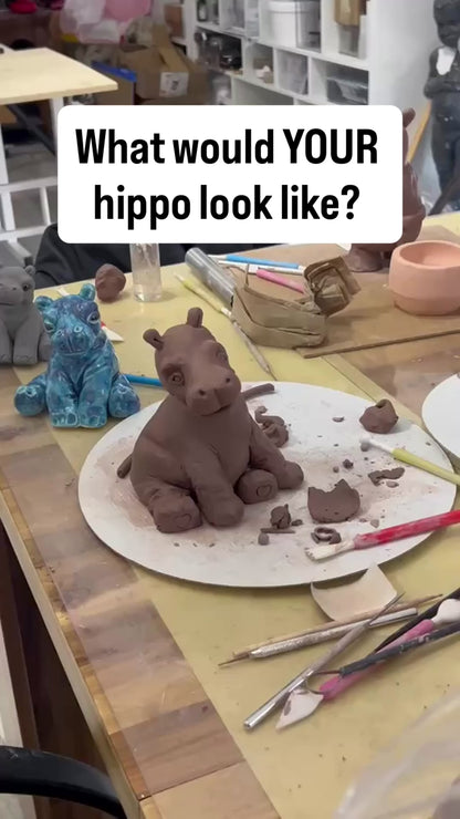 10/03/26 Sculpt a Ceramic House Hippo