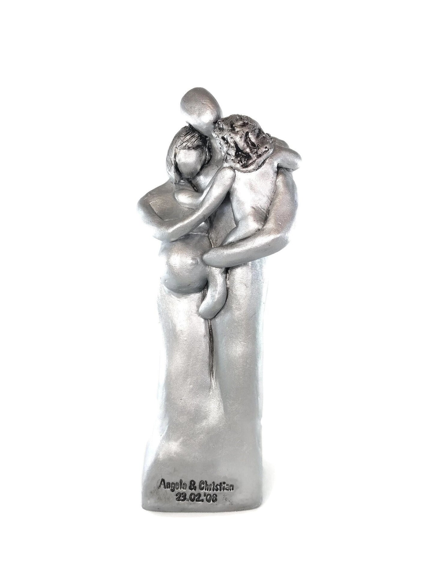 Pregnant Mother's Day Sculpture, Expecting Mom and Dad Sculpture, Expecting Couple, Mom To Be Figurine, Baby Shower Gift, Mother's Day Gift